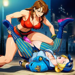 blaze fielding from final fight by birdawg16