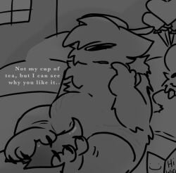 colorbox_(mustard) duck_jelly_(colorbox_mustard) fat foot_fetish footjob furry_female incredibox incredibox_mod oc_x_canon paws selfship stretch_marks tentacle_penis