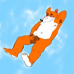 absurd_res anthro armpit_hair body_hair eyewear furry genitals geronimo_stilton geronimo_stilton_(series) glasses hi_res male mammal mandarinaks masturbation murid murine narrowed_eyes penile penile_masturbation penis penis_grab rat rodent solo wearing_glasses