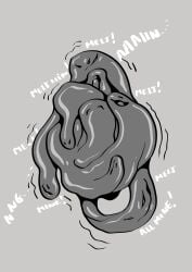 absorption anthro assimilation demon ear_piercing furry goat goo_creature hooves horn neck_tuft piercing slime tail trencalos wings