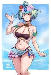child_bearing_hips female fertile fertile_hips fire_emblem fire_emblem_heroes goddess gradient_hair large_breasts rotomdocs seidr_(fire_emblem) tagme wide_hips yellow_eyes
