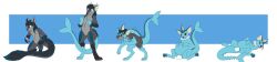 2022 absurd_res anthro anthro_to_feral biped black_body black_fur black_hair black_markings black_nose black_sclera blue_body blue_eyes blue_highlights blue_mouth blue_pawpads blue_pussy blue_scales blue_tongue blush bodily_fluids colored countershade_face countershade_fur countershade_neck countershade_torso countershading crouching curled_tail digitigrade dragon ear_frill eeveelution egg egg_from_pussy facial_markings featureless_chest featureless_crotch female flay frill_(anatomy) front_view fur furred_dragon furred_scalie gender_transformation generation_1_pokemon genital_fluids genitals gloves_(marking) grey_body hair handpaw hands_on_own_belly head_markings hi_res highlights_(coloring) horn leg_markings legs_in_air long_image looking_at_own_hand looking_down_at_self looking_pleasured lying markings membrane_(anatomy) membranous_frill mtf_transformation mythological_creature mythological_scalie mythology neck_frill nintendo nude nude_anthro nude_female nude_male on_back on_ground open_mouth oviposition pawpads paws pokemon pokemon_(species) pregnant pussy quadruped raised_tail scales scalie semi-anthro sequence shaded simple_background sitting sitting_on_ground smile snout snout_markings socks_(marking) solo species_transformation spread_legs spreading standing tail tomek1000 tongue transformation transformation_sequence unusual_insides vaporeon white_eyes wide_image