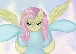 2012 cunnilingus equine female female_pov fluttershy_(mlp) friendship_is_magic green_eyes hair horse looking_at_viewer my_little_pony oral oral_sex pegasus pink_hair pony pov saliva sex straight_hair v-invidia vaginal_penetration wings yuri