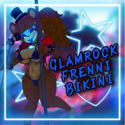 glamrock freddy (fnaf) from five nights at freddy's