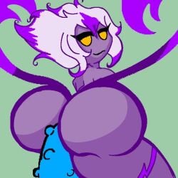 anal_juice big_ass big_butt blue_dildo blush breasts caritxxx dildo dildo_in_ass evelynn evelynn_(league_of_legends) female league_of_legends league_of_legends:_wild_rift naked naked_female no_background pink_skin pink_skinned_female pixel_animation pixel_art riding_dildo riot_games self_upload short_animation short_hair tagme video