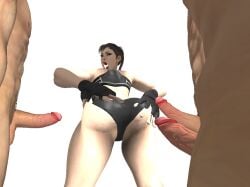 1girls 3boys asian_female ass ass_grab capcom chun-li gangbang misspussyfan rape raped raped_girl shocked spread_ass street_fighter street_fighter_v workout_clothes