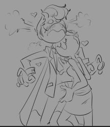 1boy 1girls harmfulplant seductive self_insert sketch