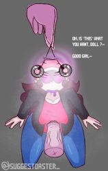 1boy 1girls alternate_version_available disembodied_penis female friday_night_funkin girlfriend_(friday_night_funkin) hypno hypnosis lullaby_girlfriend_(fnf) lynn_(suggestoaster_) male on_knees pendulum penis pokemon pokemon_(species) suggestoaster_ text