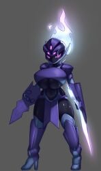 133:225 1girl 1girls 2020s 2022 2d alone armored_boots armored_female armored_gloves big_breasts black_body black_skin blade blade_arm blades blush blush_lines blushing bright_pupils ceruledge covering cyan_gloves dibujosv12 digital_drawing_(artwork) digital_media_(artwork) eyelashes fauld faulds female female_focus female_only flame flame_hair flames flames_around_head flat_background full_body game_freak generation_9_pokemon gradient_flame greaves grey_background half-side_view heel_boots heels helmet hi_res huge_breasts humanoid loe_(v12) looking_at_viewer nintendo oc only_female original_character pauldron pauldrons pink_eyes pink_iris pink_light png pokemon pokemon_(species) pokemon_sm portrait purple_boots purple_helmet reference reference_sheet reference_work revealing_clothes signature simple_background small_waist solo solo_female tagme thick thick_thighs twitter_username underboob v12 weapons white_sclera