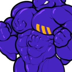 absorption absorption_vore anthro engis_(trencalos) furry gay goo_creature homosexual humanoid male male/male male_only markings muscles muscular muscular_male shark size_difference slime trencalos vore
