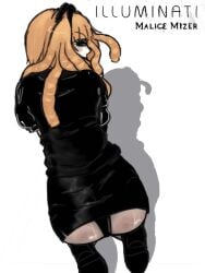 ass blonde_hair clothed femboy femboy_only goth goth_femboy malice_mizer mana mana-sama panties pov showing_ass thong thong_aside visual_kei