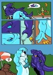 absorption anthro assimilation azzul balls bear big_balls big_penis blowjob blue_body brown_body cock comic cum dick engis_(trencalos) feline fellatio furry fusion gay gigantic_balls gigantic_penis goo_creature green_body growth homosexual hyper hyper_balls hyper_penis jumping kissing lagomorph male male/male male_only male_penetrating markings melting merging muscle_growth muscles muscular muscular_male naga penetration penis penis_growth playful pool rabbit reptile restrained self_sucking selfsuck semen sequence sex shark shark_tail slime snake snow_leopard spots sunbathing swimming tail testicles trencalos ursid ursine vein veiny_penis volleyball
