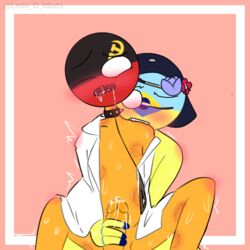 countryhumans countryhumans_oc fan_character gay genital_fluids penis precum tagme tagme_(character) ukranil