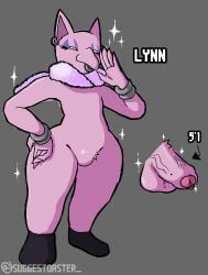 bracelet bracelets cock disembodied_penis ear_piercing femboy hypno lynn_(suggestoaster_) nose_piercing piercing piercings reference_sheet socks suggestoaster_