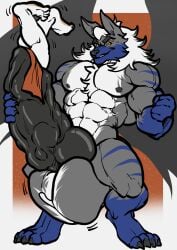 anthro balls belly_bulge big_balls big_penis canine canine canine_penis chest_tuft claws cock cock_vore cum dick finger_in_mouth flexing furry gay growth head_tuft homosexual hyper hyper_balls hyper_penis krypto krypto_the_superdog male male/male male_only male_penetrating mane muscle_growth muscles muscular muscular_male penetration penis penis_growth pubes pubic_hair semen sequence sex sharp_teeth size_difference stripes superdog testicles trencalos vein veiny_penis vore white_body wings wolf
