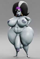 1futa 3d 3d_model ai ai_generated ass big_ass big_breasts big_butt black_hair breasts dickgirl eunice_stein female female_only futa_only futanari grey_body hotel_transylvania intersex monster monster_girl naked naked_female nude nude_futa simple_background solo solo_focus solo_futa stitches tagme thick_ass thick_legs thick_thighs vulkyasha_(style)