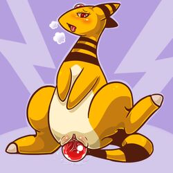 2012 ampharos blush female looking_at_viewer nintendo open_mouth orgasm pokemon pokemon_(species) pussy pussy_juice solo source_request tongue tongue_out vaginal_penetration vavacung