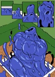 absorption anthro assimilation azzul balls bear big_balls big_penis blowjob blue_body brown_body cock comic cum dick engis_(trencalos) feline fellatio furry fusion gay gigantic_balls gigantic_penis goo_creature green_body growth homosexual hyper hyper_balls hyper_penis jumping kissing lagomorph male male/male male_only male_penetrating markings melting merging muscle_growth muscles muscular muscular_male naga penetration penis penis_growth playful pool rabbit reptile restrained self_sucking selfsuck semen sequence sex shark shark_tail slime snake snow_leopard spots sunbathing swimming tail testicles trencalos ursid ursine vein veiny_penis volleyball