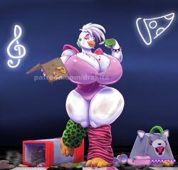 glamrock chica (fnaf) from five nights at freddy's by drakita77 (artist)