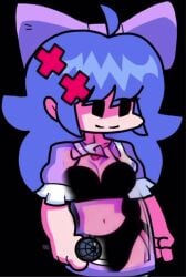 1girls black_eyes blue_hair female fnf fnf_mod friday_night_funkin friday_night_funkin_mod longer_than_10_seconds moana_melville oc original_character shorter_than_30_seconds tagme unknown_artist vertical_video video