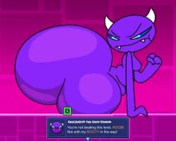 ass ass_focus beelzebutt_(mr_otter_breath) breathotter geometry_dash huge_ass hyper hyper_ass size_difference tagme video