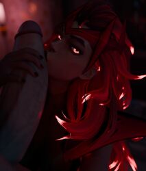 scarlet witch from marvel by renderless3d