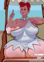 1female 1girls cartoon_network crystalcheese female female_only mature mature_body mature_figure mature_woman milf solo solo_female tagme the_flintstones twitter_link wilma_flintstone