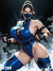 ai_generated ass big_ass big_breasts breasts female_only huge_breasts kitana large_ass large_breasts mortal_kombat shtora solo_female thick_thighs wide_hips