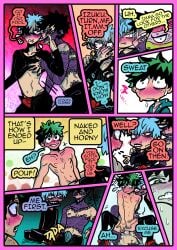 boku_no_hero_academia comic dabi deku english_text femboy gay gay_sex izuku_midoriya league_of_villains male male/male midoriya_izuku my_hero_academia sex_pollen shigaraki_tomura todoroki_touya tomura_shigaraki touya_todoroki twink yaoi