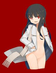 1girls alucard_(hellsing) black_hair breasts female girlycard hellsing humanoid long_hair rule_63 tagme vampire white_skin