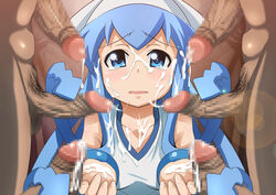 blue_hair ikamusume shinryaku!_ikamusume tagme