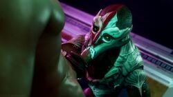 3d_(artwork) after_orgasm alien anthropsychocratis bioware bodily_fluids bodypaint cum cum_in_mouth cum_inside cum_on_face cum_on_penis digital_media_(artwork) duo electronic_arts face_paint fellatio female female_focus female_penetrated genital_fluids genitals glistening glistening_genitalia glistening_penis green_eyes hi_res holding_penis human human_penetrating humanoid_genitalia humanoid_penis interspecies kneeling looking_at_another looking_at_partner looking_up_at_partner male male/female male_penetrating male_penetrating_female mammal mass_effect nude nyreen_kandros oral oral_penetration penetration penile penis pupils sex slit_pupils solo_focus standing turian xenophilia