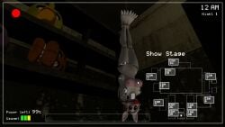 3d_(artwork) 4_toes animatronic ankles_tied anthro ball_gag ballgaglover1 blue_eyes bondage bound breasts camera_view canid canine claws crotch_rope digital_media_(artwork) english_text eyebrows feet female five_nights_at_freddy's five_nights_at_freddy's_2 fox gag gagged hair half-closed_eyes hands_behind_back hi_res inside legs_tied looking_at_viewer machine mammal mangle_(fnaf) narrowed_eyes nipples nude nude_anthro nude_female open_mouth open_mouth_gag pink_breasts pink_nipples restraints robot rope rope_bondage scottgames solo submissive submissive_anthro submissive_female suspension suspension_bondage tail text toe_claws toes upside-down white_body white_hair white_tail yellow_eyes