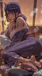 1boy 1girls absurd_res absurd_resolution absurdres ai_generated ass ass_bigger_than_head ass_up bare_legs bare_shoulders bare_thighs barefoot big_ass big_breasts big_butt breasts bubble_ass bubble_butt busty clothing curvaceous curvy curvy_female curvy_figure detailed_background dumptruck_ass duo fat_ass feet feet_focus feet_together feet_up female female_focus foot_fetish footjob genshin_impact gigantic_ass hi_res high_resolution highres huge_ass huge_breasts kimono large_ass large_breasts light-skinned_female light_skin lyuraiart male mature mature_body mature_figure mature_woman milf mommy nail_polish nails_painted painted_nails painted_toenails patreon patreon_url penis penis_out pose posing purple_eyes purple_hair raiden_ei raiden_shogun round_ass self_upload thick thick_ass thick_thighs thighs toenail_polish toenails toes voluptuous voluptuous_female wide_hips