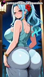 1girls 2025 ai_assisted ai_generated anime artist_name ass bare_shoulders big_ass big_breasts big_butt big_chest blue_hair blush booty bracelet breasts brown_eyes bubble_ass bubble_butt bust busty buttocks chest city_lights cityscape clothed_female clothing crescent_moon curvy_ass curvy_butt earrings fat_ass female female_focus female_only firm_ass flower from_behind full_moon giant_ass giant_breasts glasses hair_flower hair_ornament heavy_ass heavy_breasts hi_res hibiscus high_quality high_resolution highres hoop_earrings huge_ass huge_boobs huge_breasts jewelry juicy_ass juicy_butt lamppost large_ass large_breasts long_hair looking_at_viewer looking_back massive_ass massive_boobs massive_breasts moon nefertari_vivi night night_sky one_piece panties_visible_through_clothing pantylines patreon patreon_username perfect_ass plump_ass ponytail round_ass sexy_ass sky skypassion snowing solo stable_diffusion star_(sky) starry_sky tank_top thick_ass thighs tight_ass tree voluptuous_ass watermark wide_ass window