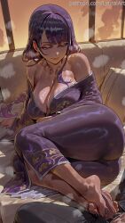 1boy 1girls absurd_res absurd_resolution absurdres ai_generated ass ass_bigger_than_head ass_focus ass_up bare_legs bare_shoulders bare_thighs barefoot big_ass big_breasts big_butt breasts bubble_ass bubble_butt busty clothing curvaceous curvy curvy_female curvy_figure detailed_background dumptruck_ass fat_ass feet feet_focus feet_together feet_up female female_focus foot_fetish footjob genshin_impact gigantic_ass hi_res high_resolution highres huge_ass huge_breasts kimono large_ass large_breasts light-skinned_female light_skin lyuraiart male mature mature_body mature_figure mature_woman milf mommy nail_polish nails_painted painted_nails painted_toenails patreon patreon_url penis penis_out pose posing purple_eyes purple_hair raiden_ei raiden_shogun round_ass self_upload thick thick_ass thick_thighs thighs toenail_polish toenails toes voluptuous voluptuous_female wide_hips