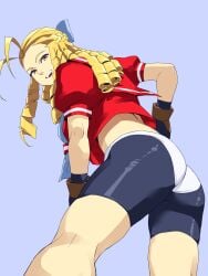 2d busty capcom female female_focus female_only hourglass_figure karin_kanzuki school_uniform schoolgirl street_fighter street_fighter_alpha tagme themanyoukilled wide_hips