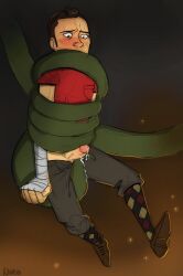 bondage bound gagged gay male male_only precu precum precum_drip restrained scout_(team_fortress_2) team_fortress_2 tentacle tentacle_sex tentaclejob tentactentacle_on_male tf2 xnirox yaoi