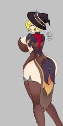 1girls 2d back back_view big_breasts big_butt blizzard_entertainment blonde_hair blue_eyes curvy curvy_figure digital_media_(artwork) draw drawing female german german_girl jeoh2020 legs mercy no_nude overwatch overwatch_2 solo voluptuous white_skin witch witch_mercy