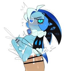 2boys blush cookie_run cum excessive_cum extreme_size_difference inflation jester male sex shadow_milk_cookie size_difference stomach_bulge sweat