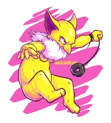 barefoot breasts color female female_hypno female_only hypno nude pointy_ears pokemon pokemon_(species) side_view solo tagme