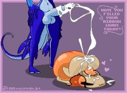 2025 after_anal after_sex aquatic_gastropod ass ass_up balls big_butt big_penis blue_balls blue_body blue_dragon_slug blue_penis blue_tail bodily_fluids border closed_eyes countershade_tail countershade_torso countershading cum cum_from_ass cum_in_ass cum_inside cum_on_butt cum_on_face cum_on_ground cum_on_penis cum_splatter cypress_(toilet_man) digital_media_(artwork) duo erection faceless_character faceless_herm faceless_intersex female gastropod genital_fluids genitals hand_on_hip heart_symbol herm herm/female inflation intersex intersex/female long_tail marine mollusk navel nemertea not_furry nude nudibranch orange_body penis pixel_(artwork) ribbon_worm sea_slug shadow short_tail shortstack size_difference slug squishy_(toilet_man) tail text toilet_man worm_humanoid