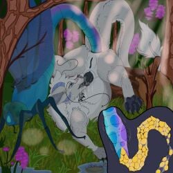absurd_res anal anal_sex anthro anthro_on_feral anus arthropod bodily_fluids cum cum_in_mouth cum_inside cuntboy cuntboy_sans_balls digital_media_(artwork) dragon dragonfly egg egg_insertion erection feral forced forest fur genital_fluids genitals herm hermaphrodite hi_res insects intersex lying male maleherm multi_genitalia mythological_creature mythological_scalie mythology on_back open_mouth oral outside oviposition ovipositor parasite pawpads paws penetration penis plant pregnant pregnant_feral pregnant_herm pregnant_intersex pussy rape rubin_owl scalie sex simple_background solo tail tree zoophilia