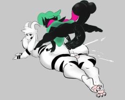 2boys 2d anal asriel_dreemurr asriel_dreemurr_(god_form) black_fur cum deltarune digital_media_(artwork) feet femboy furry gay goat greaseyhair huge_ass huge_balls huge_cock hyper_penis laying_down laying_on_stomach male_only massive_penis paws penis_size_difference precum queen_of_spades ralsei ralsei_with_black_fur rear_view size_difference small_but_hung small_dom_big_sub small_penis spade_tattoo tattoo undertale veiny_penis white_fur yaoi