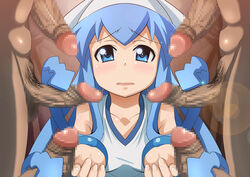 blue_hair ikamusume shinryaku!_ikamusume tagme