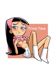 nickelodeon nipple_pinch straight_hair tagme the_fairly_oddparents trixie_tang union_of_the_snake