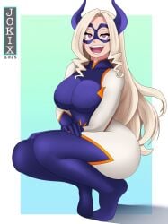 bodysuit breasts curvy_figure jckix_art mount_lady my_hero_academia