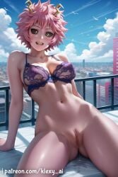 1girls ai_assisted ai_generated anus ashido_mina ass big_ass big_breasts black_lipstick black_nail_polish black_nails black_sclera breasts colored_skin eyelashes eyeliner feet feet_focus feet_up female goth gothic gothic_girl gothified horns klexyai large_breasts looking_at_viewer looking_back_at_viewer my_hero_academia on_back open_mouth pink_skin pussy seductive_smile sole_female soles solo solo_female solo_focus tagme thick_thighs tongue_out vagina yellow_eyes
