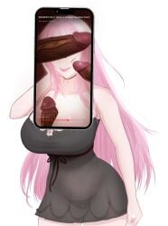 1girls 3boy absurd_res absurdres black_panties breasts censored chocolate cleavage collarbone dark-skinned_male disembodied_penis erection female hololive hololive_english hololive_myth kanikamidesu large_penis light-skinned_female long_hair male mori_calliope mosaic_censoring navel open_mouth panties penis penis_awe penis_on_face penis_over_eyes pink_hair precum queen_of_spades see-through simple_background solo_focus straight subtle uncensored underwear veiny_penis very_long_hair white_background