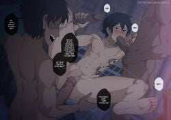 armpits blowjob bondage feet femboy femboysub gay gay_blowjob gay_rape horimiya imminent_rape imminent_sex kobolx male male_only male_rape_victim miyamura_izumi rape restrained tattoo tattooed_arm yaoi